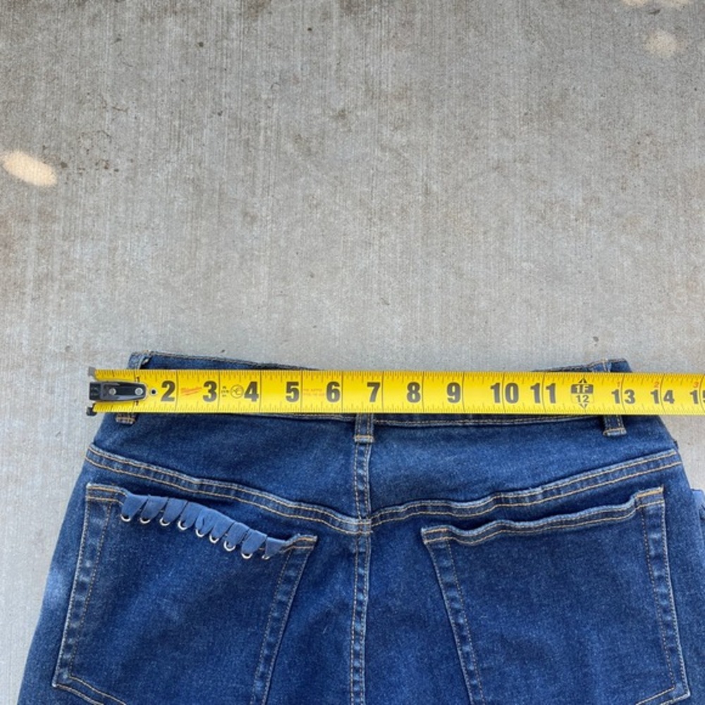 VTG Y2K Anev Lace up front‎ and back Jeans womens size 10 - Picture 6 of 7